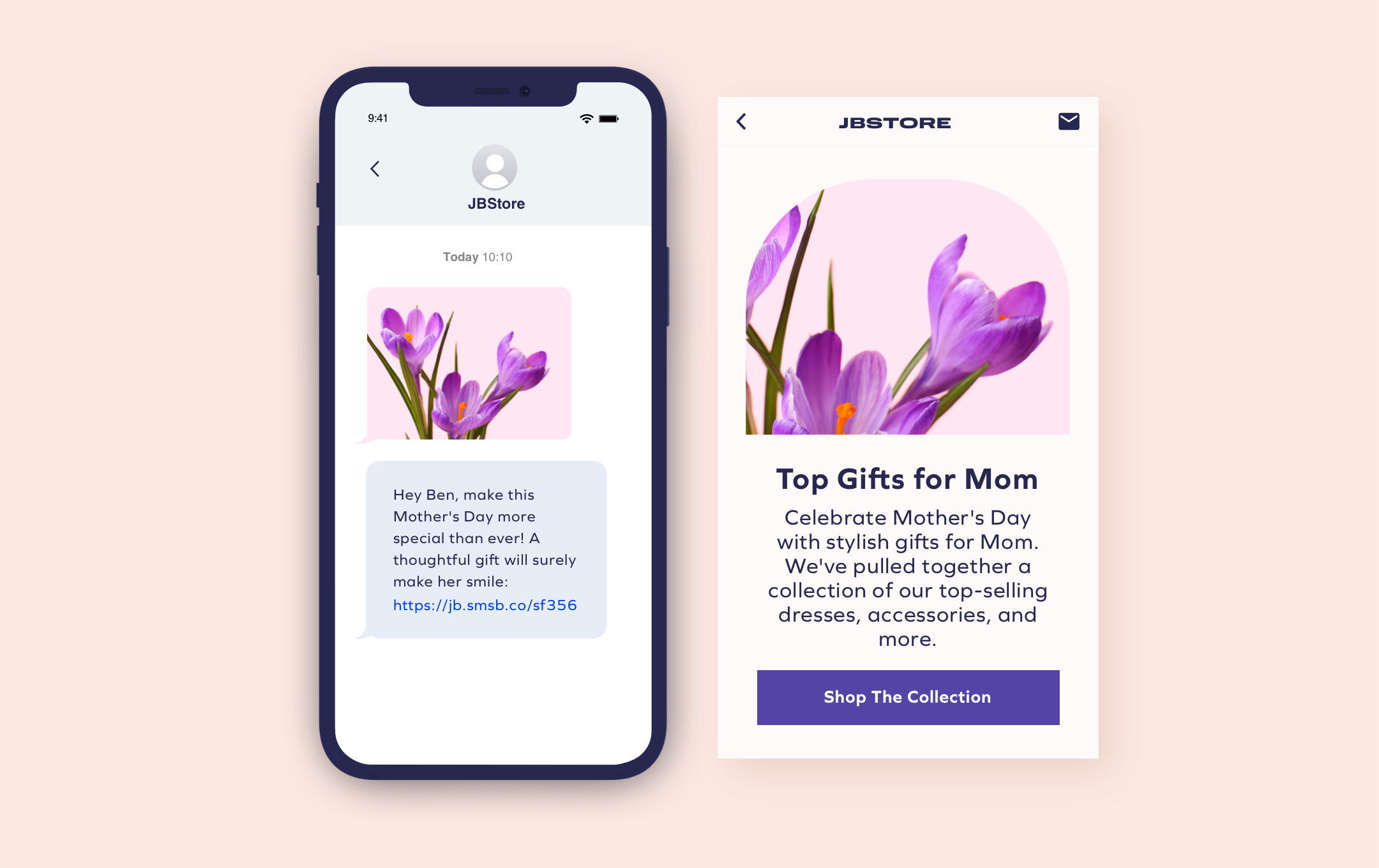 Mother's Day SMS and Email templates
