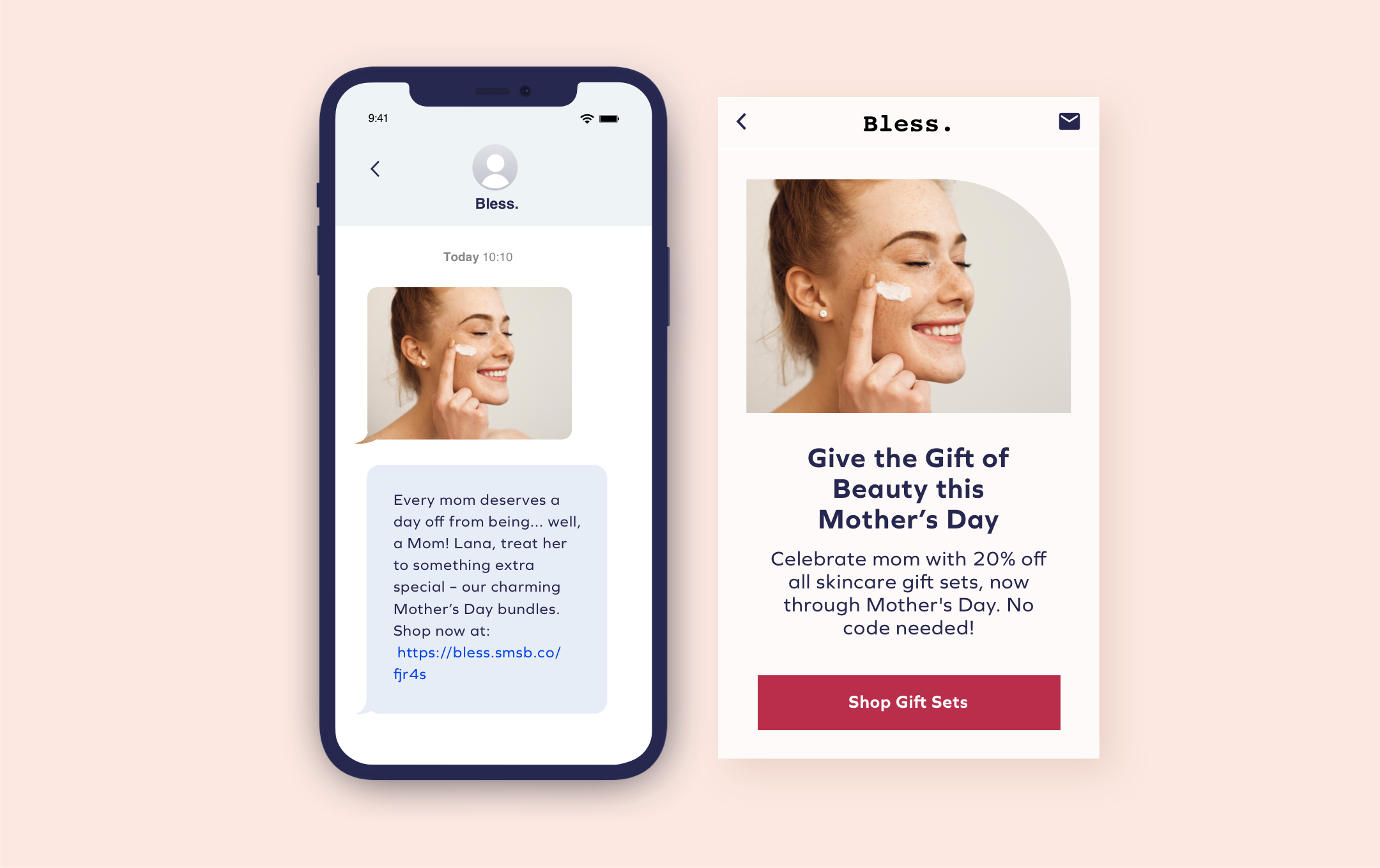 Mother's Day SMS & Email Template