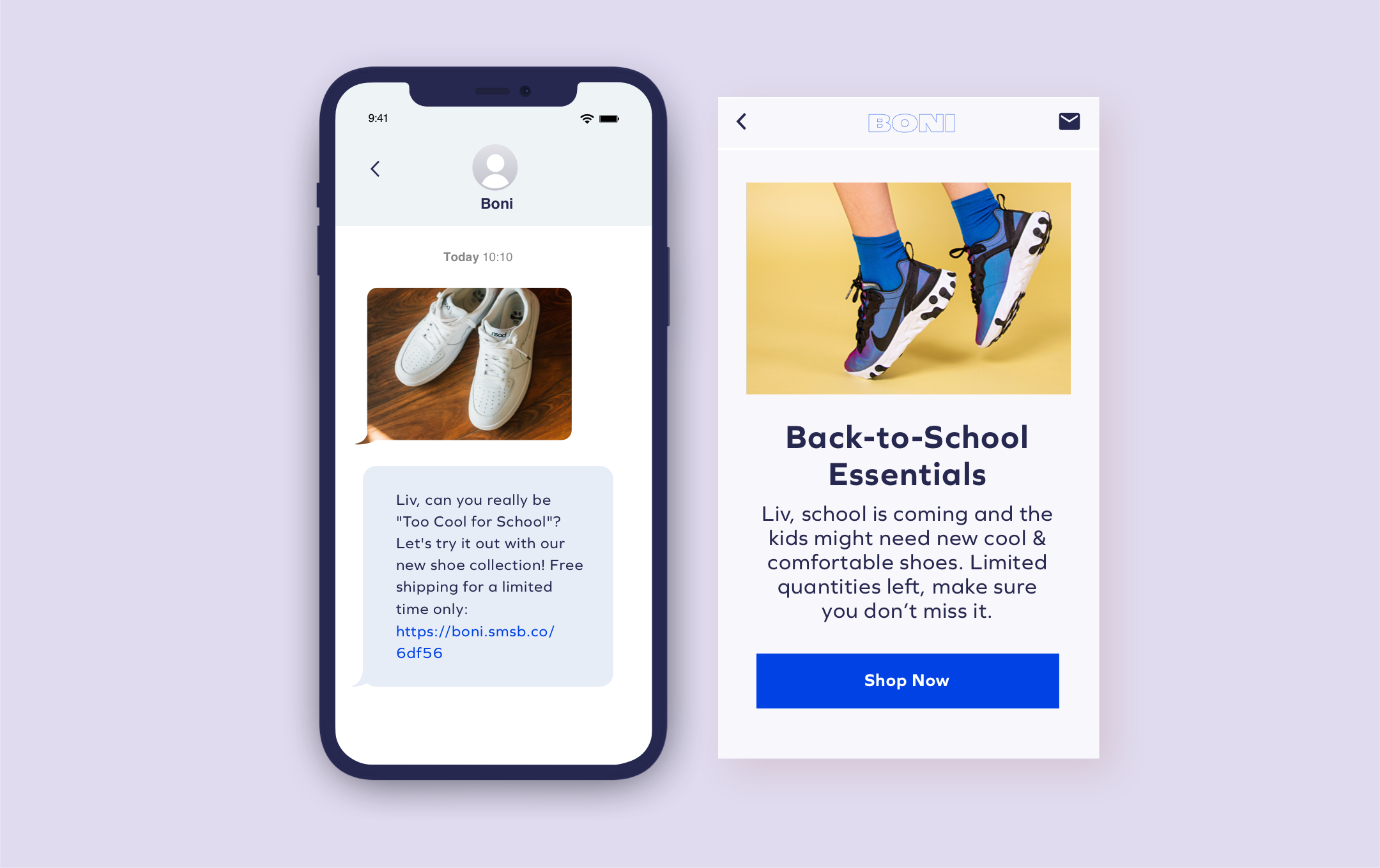 Back-to-School SMS & Email marketing