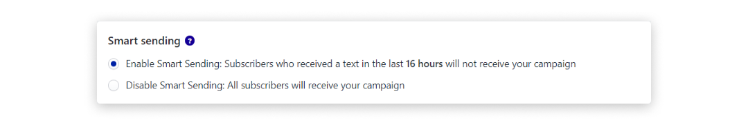 smart sending