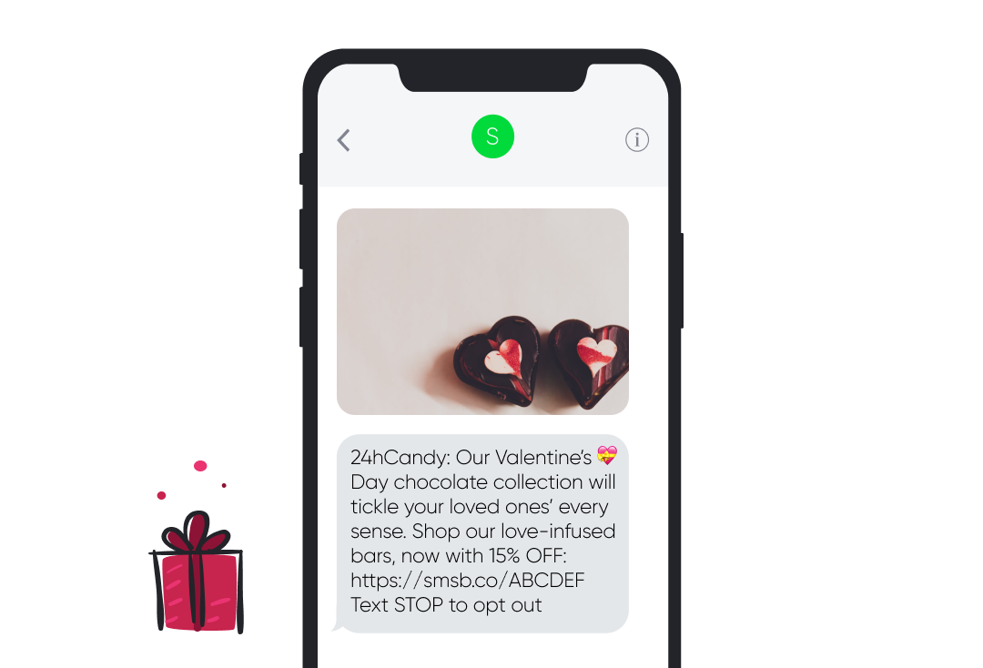 Valentine's Day SMS Template