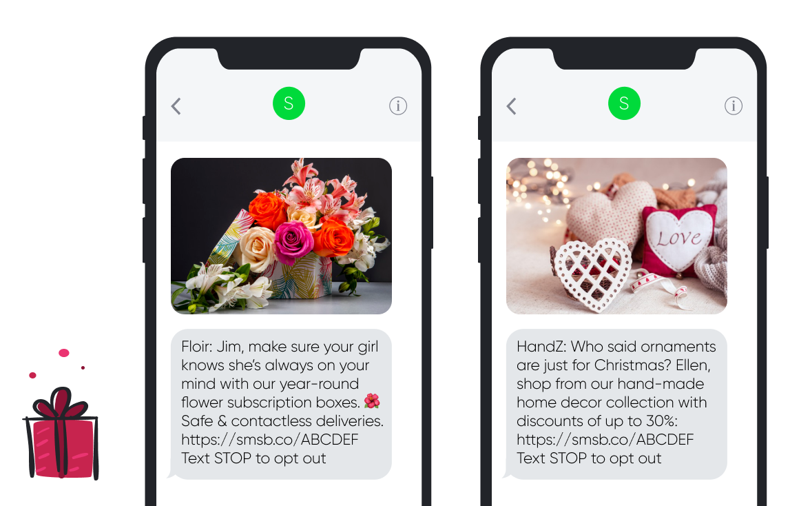 Valentine's Day SMS Template