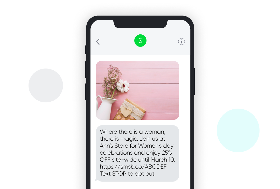 Women's Day SMS Template